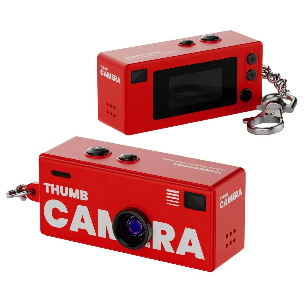 KLIQA Retro Mini Camera — Cherry Red