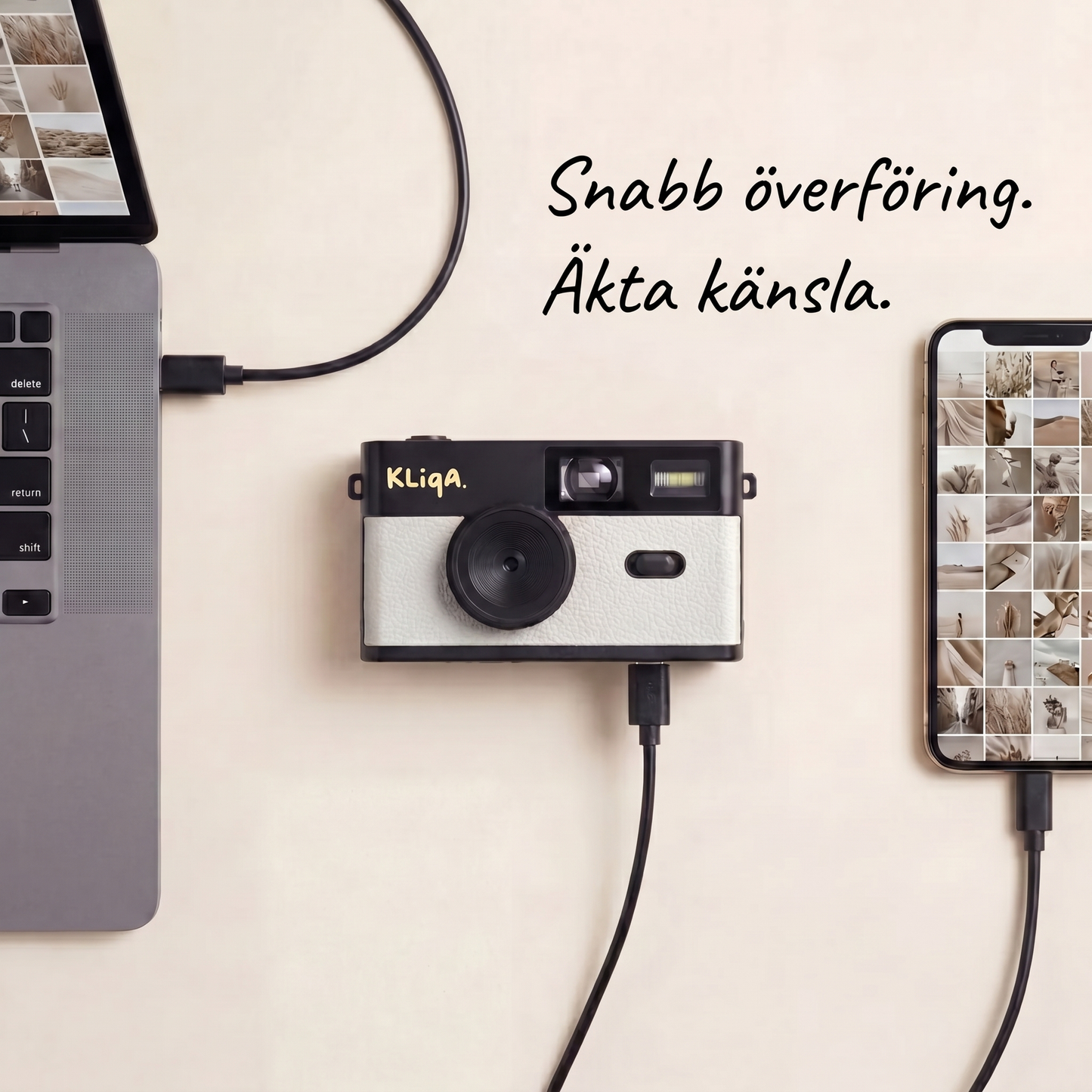 Kliqa™ — La fotocamera della memoria senza schermo